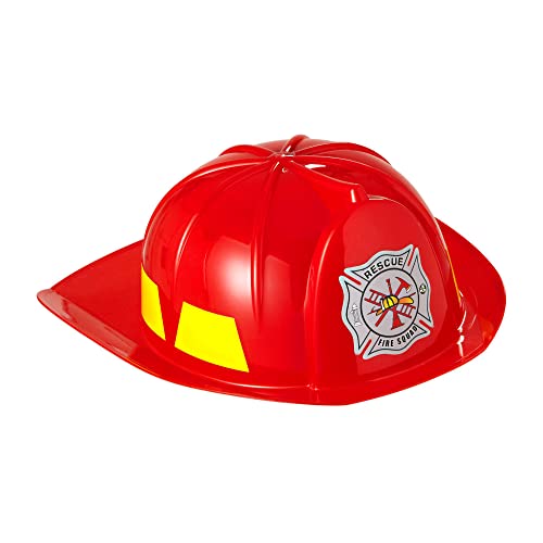 W WIDMANN MILANO Party Fashion 2869F - Feuerwehrhelm für Kinder, rot, Feuerwehrmann, Feuerwehr von W WIDMANN MILANO Party Fashion