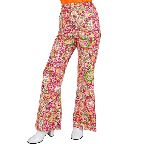 W WIDMANN MILANO Party Fashion - 60er Jahre Hose für Damen, Hippie, Reggae, Flower Power, Disco Fever, Schlagermove von W WIDMANN MILANO Party Fashion