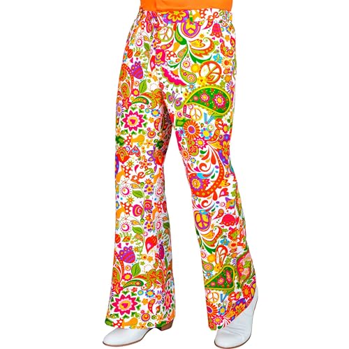 W WIDMANN MILANO Party Fashion - 60er Jahre Hose für Herren, Hippie, Reggae, Flower Power, Disco Fever, Schlagermove W WIDMANN MILANO Party Fashion - 60er Jahre Hose für Herren, Hippie, Reggae, Flower Power, Disco Fever, Schlagermove von W WIDMANN MILANO Party Fashion