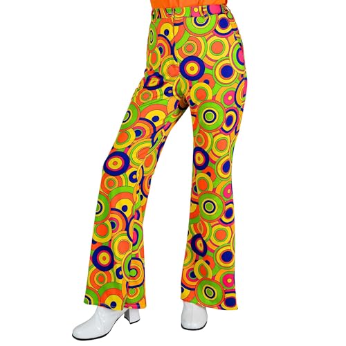 W WIDMANN MILANO Party Fashion - 70er Jahre Hose für Damen, Hippie, Reggae, Flower Power, Disco Fever W WIDMANN MILANO Party Fashion - 70er Jahre Hose für Damen, Hippie, Reggae, Flower Power, Disco Fever von W WIDMANN MILANO Party Fashion