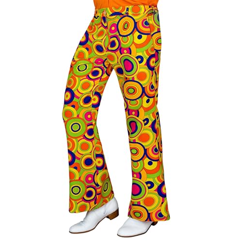 W WIDMANN MILANO Party Fashion - 70er Jahre Hose für Herren, Hippie, Reggae, Flower Power, Disco Fever, Schlagermove von W WIDMANN MILANO Party Fashion