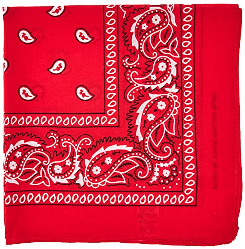 Widmann - AC1997 - Bandana 55 x 55 cm Zufällige Farbe Braun / Rot / Schwarz / Weiß von WIDMANN