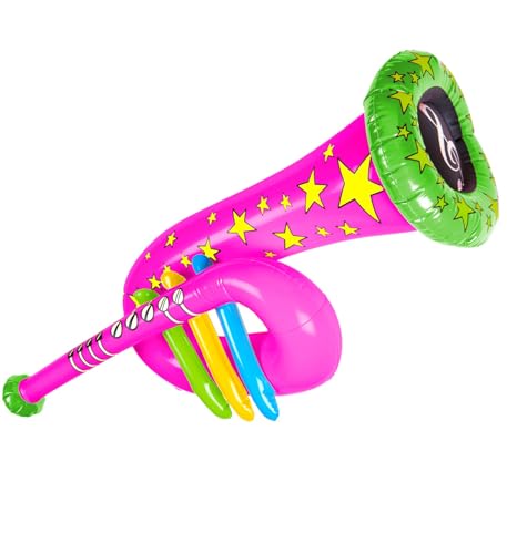 W WIDMANN MILANO Party Fashion - Aufblasbare Tuba, 63 cm, Musikinstrument, Zirkus, Accessoire für Clowns Kostüme von W WIDMANN MILANO Party Fashion