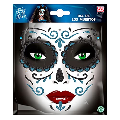 Widmann - Gesicht-Sticker Glitter, Aufkleber für Gesicht und Körper, Glitzer-Sticker, Gesichts Tattoo, Aufkleber, Make-Up, Schminke, Karneval, Halloween, Mottoparty Widmann - Gesicht-Sticker Glitter, Aufkleber für Gesicht und Körper, Glitzer-Sticker, Gesichts Tattoo, Aufkleber, Make-Up, Schminke, Karneval, Halloween, Mottoparty von W WIDMANN MILANO Party Fashion