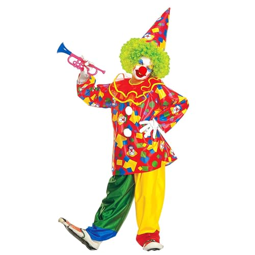 W WIDMANN MILANO Party Fashion - Kinderkostüm Funny Clown, Coat mit Kragen, Hose, Hut, Zirkus, Motto-Party, Karneval von W WIDMANN MILANO Party Fashion