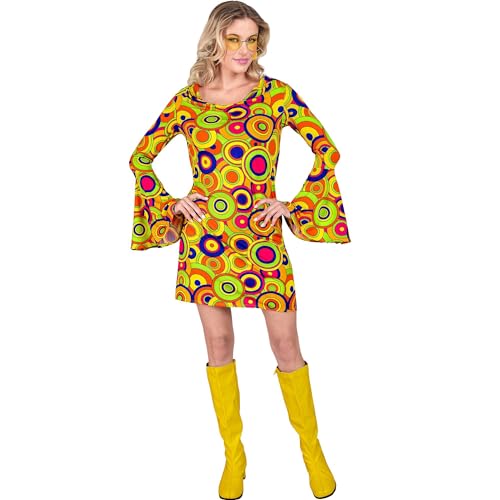 WIDMANN MILANO PARTY FASHION - Kostüm 70er Jahre Kleid, Hippie, Reggae, Flower Power, Disco Fever, Schlagermove von WIDMANN MILANO PARTY FASHION