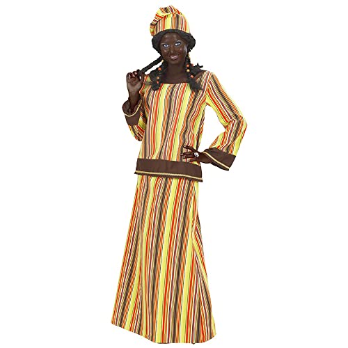 Widmann - Kostüm Afrikanerin, Kasack, Rock, Hut, Ureinwohner, Karneval, Mottoparty von W WIDMANN MILANO Party Fashion