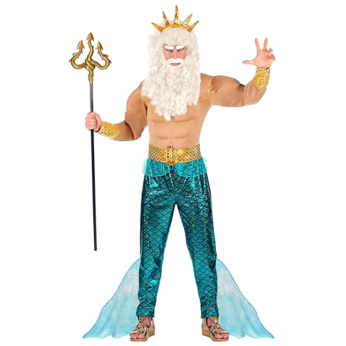 WIDMANN MILANO Party Fashion - Kostüm Poseidon, König der Meere, Unterwasserwelt, Faschingskostüme von W WIDMANN MILANO Party Fashion