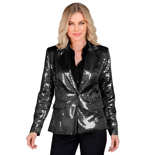 W WIDMANN MILANO Party Fashion - Party Fashion Blazer mit Pailletten für Damen, Schlagermove, Jackett, Festival, Faschingskostüme von W WIDMANN MILANO Party Fashion