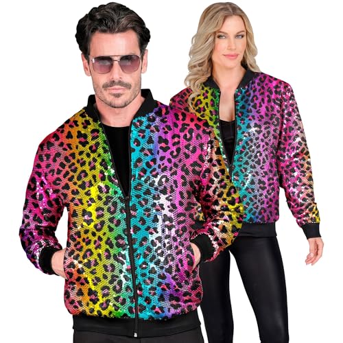 W WIDMANN MILANO Party Fashion - Party Fashion Bomberjacke, Pailletten Jacke, Weste, Party Outfit, Disco, Animal Print W WIDMANN MILANO Party Fashion - Party Fashion Bomberjacke, Pailletten Jacke, Weste, Party Outfit, Disco, Animal Print von W WIDMANN MILANO Party Fashion