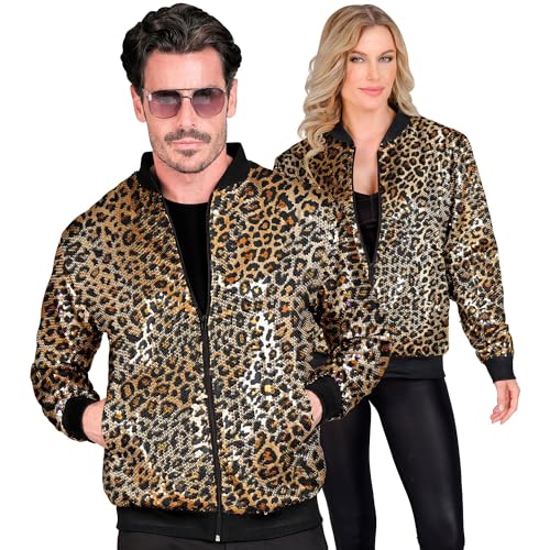 W WIDMANN MILANO Party Fashion - Party Fashion Bomberjacke, Pailletten Jacke, Weste, Party Outfit, Disco, Animal Print von W WIDMANN MILANO Party Fashion