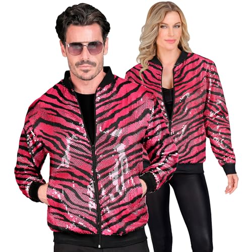 W WIDMANN MILANO Party Fashion - Party Fashion Bomberjacke, Pailletten Jacke, Weste, Party Outfit, Disco, Animal Print von W WIDMANN MILANO Party Fashion