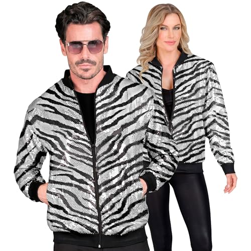 W WIDMANN MILANO Party Fashion - Party Fashion Bomberjacke, Pailletten Jacke, Weste, Party Outfit, Disco, Animal Print von W WIDMANN MILANO Party Fashion