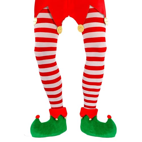 W WIDMANN MILANO Party Fashion - Strumpfhose für Herren, gestreift, 70 DEN, Elfen, Weihnachtsmann, Weihnachten W WIDMANN MILANO Party Fashion - Strumpfhose für Herren, gestreift, 70 DEN, Elfen, Weihnachtsmann, Weihnachten von W WIDMANN MILANO Party Fashion