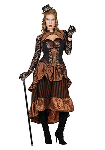 Retro Steampunk Kostüm Dame - Victoria Kleid Gr. 44 von Wilbers