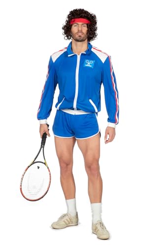 WILBERS & WILBERS 5160-80er Jahre Tennis Outfit, Shorts und Jacke, Karneval Kostüm Herren WILBERS & WILBERS 5160-80er Jahre Tennis Outfit, Shorts und Jacke, Karneval Kostüm Herren von WILBERS & WILBERS