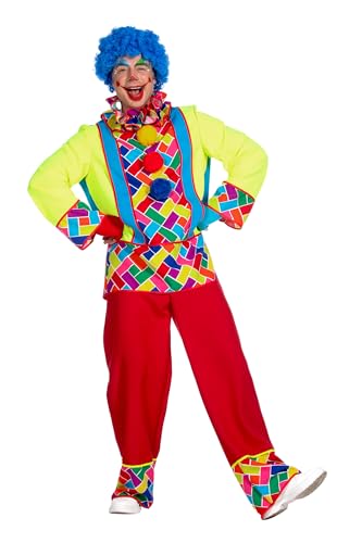 WILBERS & WILBERS 5810 - Kostüm Clown für Herren, dreiteilig, für Karneval und Mottopartys von Wilbers&Wilbers