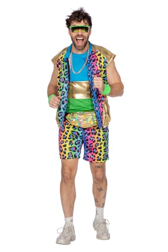 WILBERS & WILBERS 5899 - Festival Set für Herren, Shorts, Shirt, Jacke, Animal Print, Party Outfit für Festival, Karneval WILBERS & WILBERS 5899 - Festival Set für Herren, Shorts, Shirt, Jacke, Animal Print, Party Outfit für Festival, Karneval von WILBERS & WILBERS