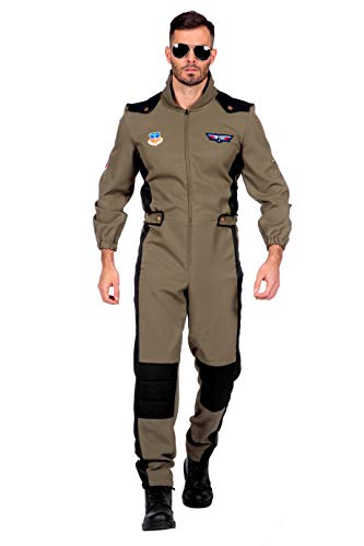 WILBERS & WILBERS Herren-Kostüm Jetpilot Overall, Größe:48 von WILBERS & WILBERS