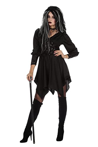 Wilbers Hexenkost?m Kost?m Hexe Hexen Witch Damenkost?m Damen Halloween Karneval Vampir Schwarz 40 von Wilbers