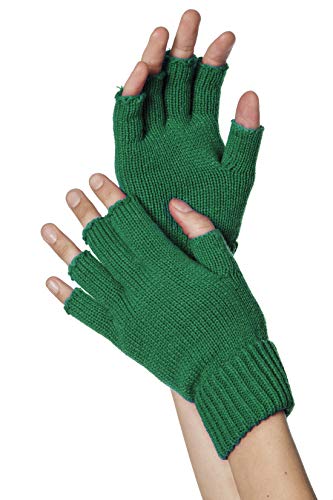 Wilbers&Wilbers 51040 - Gestrickte fingerlose Handschuhe, Kostümaccessoire für Karneval, Mottopartys, Halloween von WILBERS & WILBERS