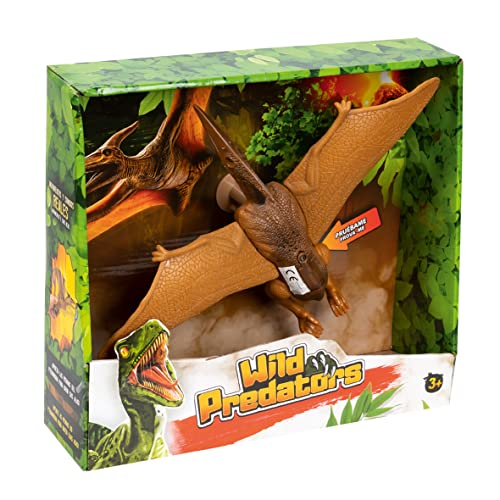 Wild Predators - Medium Pteranodon, Dinosaurier Spielzeug Figuren 3 Jahre, Dinosaurier Spielzeug Ab 4 Jahre, Dinosaurier Figuren, Schleich Dinosaurier, Dino Spielzeug von WILD PREDATORS