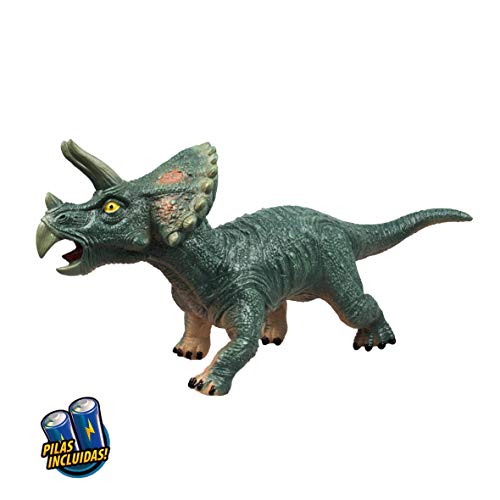 World Brands, Triceratops Foam mit Sound, Serie Wild Dragons-Jurassic Dinos, Mehrfarbig, Einheitsgröße (Xt380855) von WILD PREDATORS