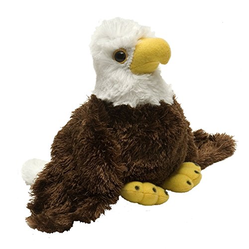 Wild Republic 15257 16269 Hug´EMS Stofftier Weißkopfseeadler, Kuscheltier 18 cm, Multi von WILD REPUBLIC