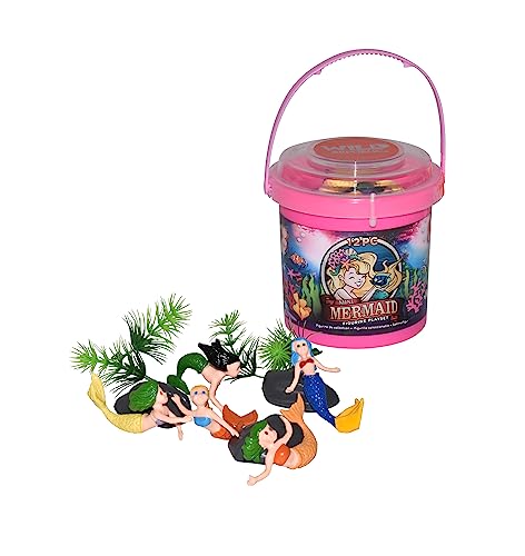 Wild Republic Adventure Bucket Mini Meerjungfrau, Geschenk für Kinder, Sandspielzeug mit Spielzeugfiguren, Sensorisches Spielzeug von WILD REPUBLIC