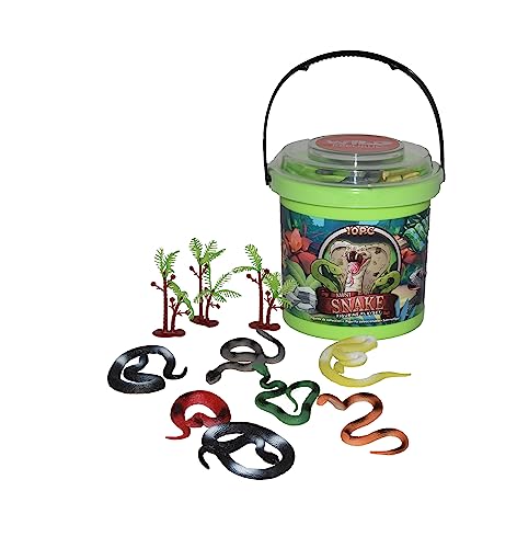 Wild Republic Adventure Bucket Mini Schlange, Geschenk für Kinder, Sandspielzeug mit Spielzeugfiguren, Sensorisches Spielzeug von WILD REPUBLIC