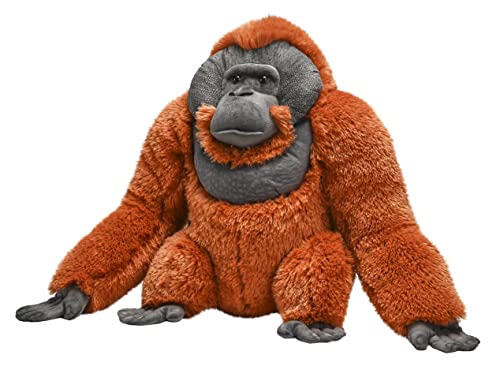 Wild Republic Artist Collection Orangutan Männchen, Geschenk für Kinder, 38 cm, Plüschtier, Füllmaterial besteht aus versponnenen recycelten Wasserflaschen von WILD REPUBLIC