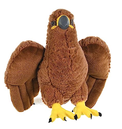 Wild Republic Cuddlekins Goldener Adler, Stofftier, Baby-Geschenk für Mädchen und Jungen, Kinder Plüschtier, Kuscheltier Für Babys, Spielzeug aus Recyclingmaterial, 30 cm von WILD REPUBLIC