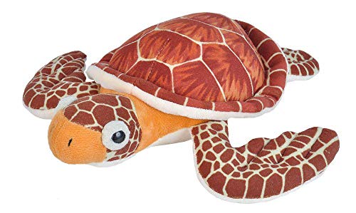 WILD REPUBLIC Cuddlekins Mini Unechte Meeresschildkröte, Stofftier, Baby-Geschenk für Mädchen und Jungen, Kinder Plüschtier, Kuscheltier Für Babys, Spielzeug aus Recyclingmaterial, 20 cm von WILD REPUBLIC