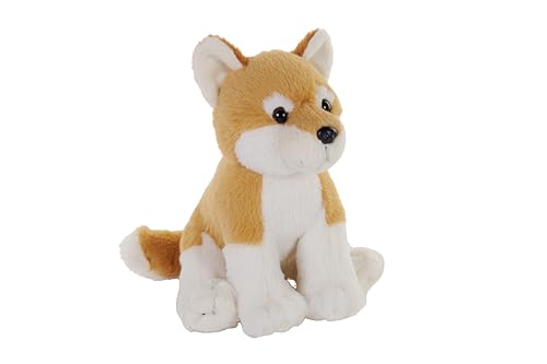 Wild Republic Earthkins Mini Dingo, Plüschtier, 20 cm, Plüschspielzeug, umweltfreundlich von WILD REPUBLIC