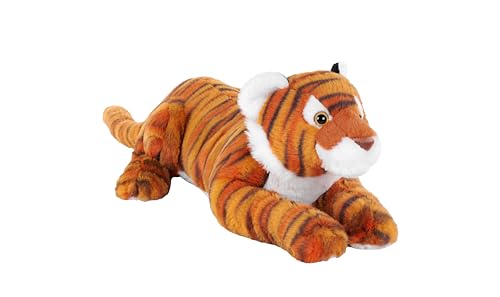 Wild Republic Earthkins Tiger, Kuscheltier, 38 cm, Plüschtier, Füllung aus recycelten Wasserflaschen, Umweltfreundlich von WILD REPUBLIC