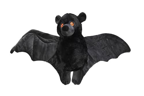 Wild Republic Ecokins Fledermaus, Kuscheltier aus Stoff, Nachhaltiges Spielzeug, Baby Geschenk zur Geburt von Jungen und Mädchen, Stofftier 30 cm von WILD REPUBLIC