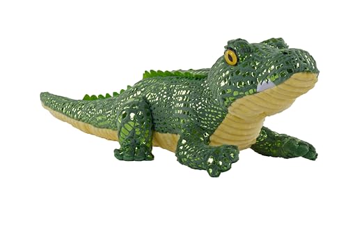 Wild Republic Foilkins, Krokodil, Plüschtier, 30 cm, Geschenk für Kinder, Plüschspielzeug, Füllung besteht aus recycelten Wasserflaschen von WILD REPUBLIC