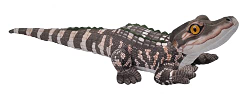 Wild Republic Living Stream Baby-Alligator Krokodil-Stofftier aus Plüsch, Füllung und Stoff aus recycelten Wasserflaschen, Kuscheltier für Erwachsene, Geschenkidee für Angler, 51 cm von WILD REPUBLIC