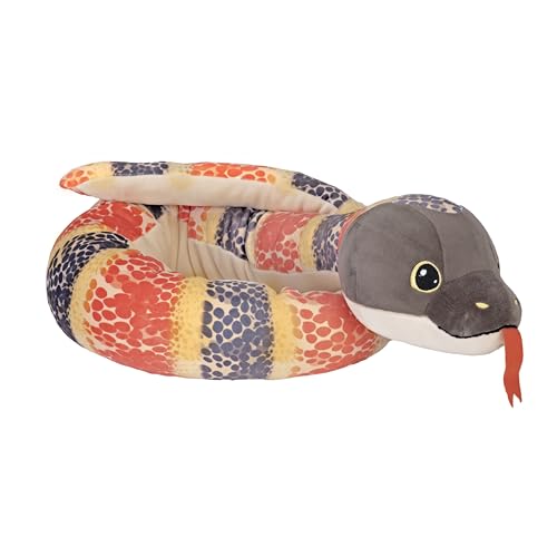 Wild Republic Squishy Snake Brown Stuffed Animal 52 Inch Plush Toy Fill is Spun Recycled Water Bottles von WILD REPUBLIC