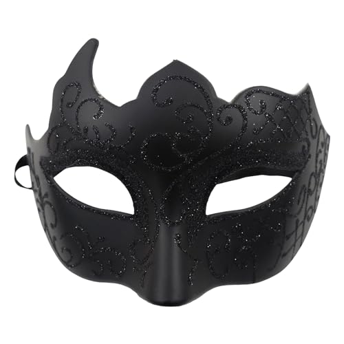 WILLBEST Venezianischen Masquerade Maske Black Panther Maske Venezianische Maskerade Maske, Metall Maskerade Maske Sexy Venezianische Faschingsmasken Masken Kostüm von WILLBEST