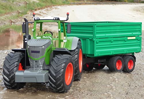 WIM-Modellbau RC Traktor 1050 + Anhänger in XL Länge 74cm Ferngesteuert von WIM-Modellbau