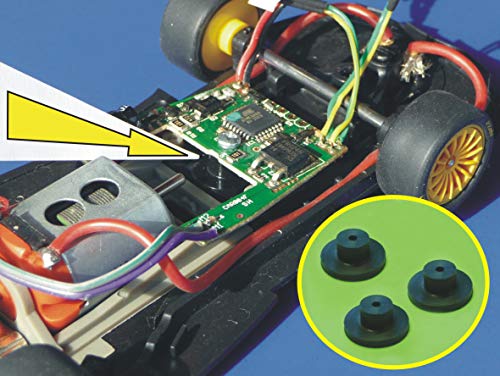 Slotcar UNIVERSAL Halter 3er Set für Carrera Digitaldecoder UMBAU von WIM-Slotcar