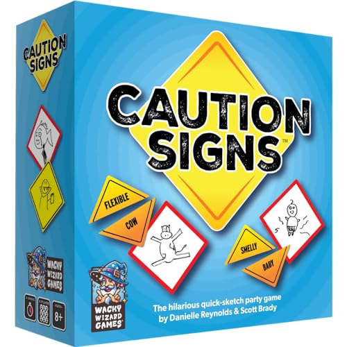 WISE WIZARD GAMES Caution Signs - Ein lustiges Schnellsketch-Partyspiel von WISE WIZARD GAMES