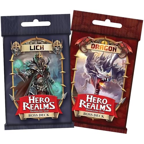 Wise Wizard Games, Hero Realms Bundle: Lich and Dragon Boss Decks von WISE WIZARD GAMES