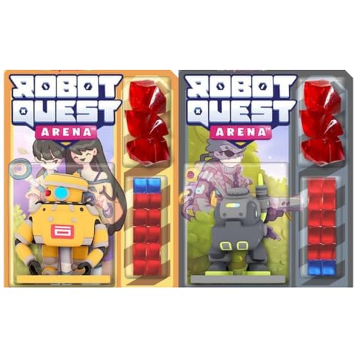 Wise Wizard Games Robot Quest Arena The Deckbuilding Brettspiel Bundle: Jaws Robot Pack und Kettle Robot Pack (2 Artikel) von WISE WIZARD GAMES