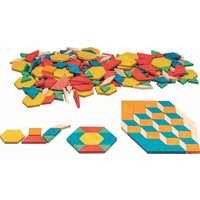 WISSNER 039720.000 Geometrische Legeplättchen Pattern Blocks, 250 Teile von WISSNER