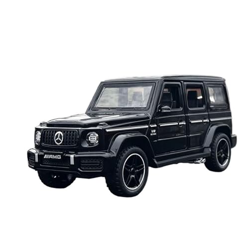 1:32 Für Benz G63 SUV Legierung Modell Auto Spielzeug Druckguss Metall Casting Sound Und Licht(Black) von WJXNNON