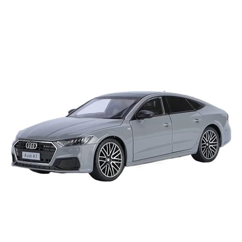 Für Audi A7 Druckguss-Legierung Auto Modell Fahrzeug Miniatur Zurückziehen Sound & Licht Türen Zu Öffnende Sammlung Geschenk 1:24(Gray no Box) von WJXNNON