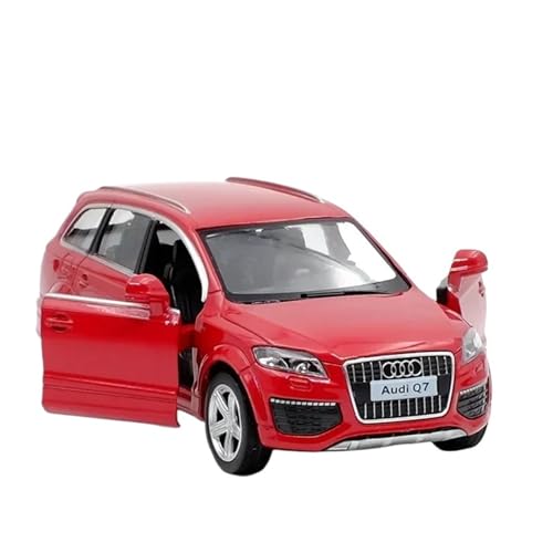 Für Audi Q7 Geländewagen Legierung Modell Simulation Force Control Automobil Spielzeug Geschenk Serie 1:36(Red) von WJXNNON