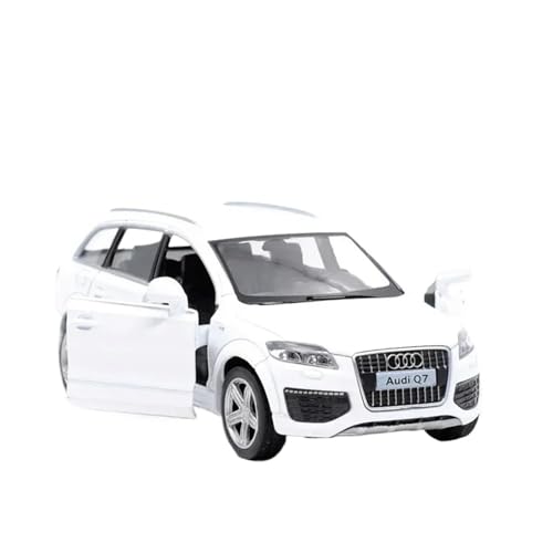 Für Audi Q7 Geländewagen Legierung Modell Simulation Force Control Automobil Spielzeug Geschenk Serie 1:36(White) von WJXNNON